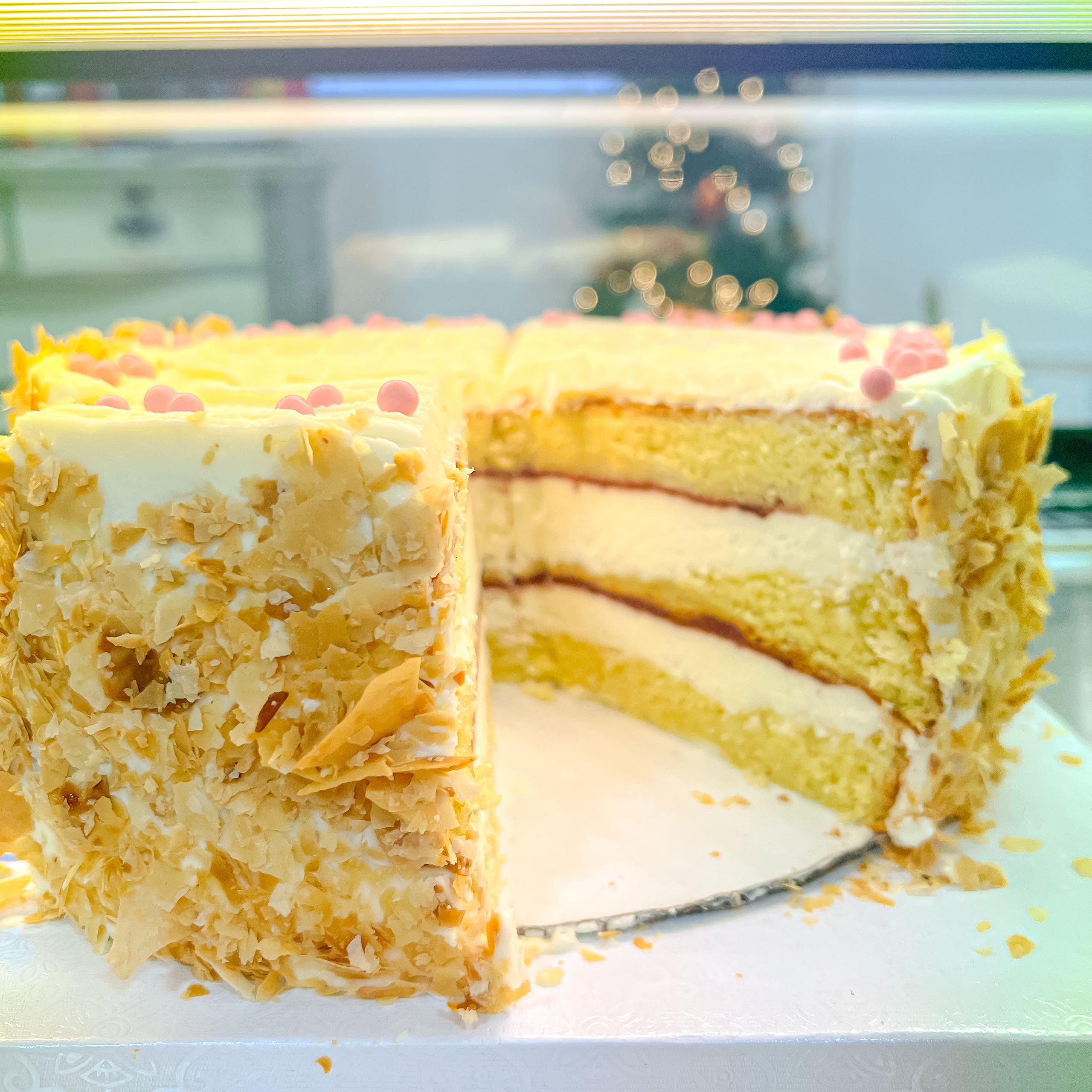 Sponge cake slice Whisk & Arrow